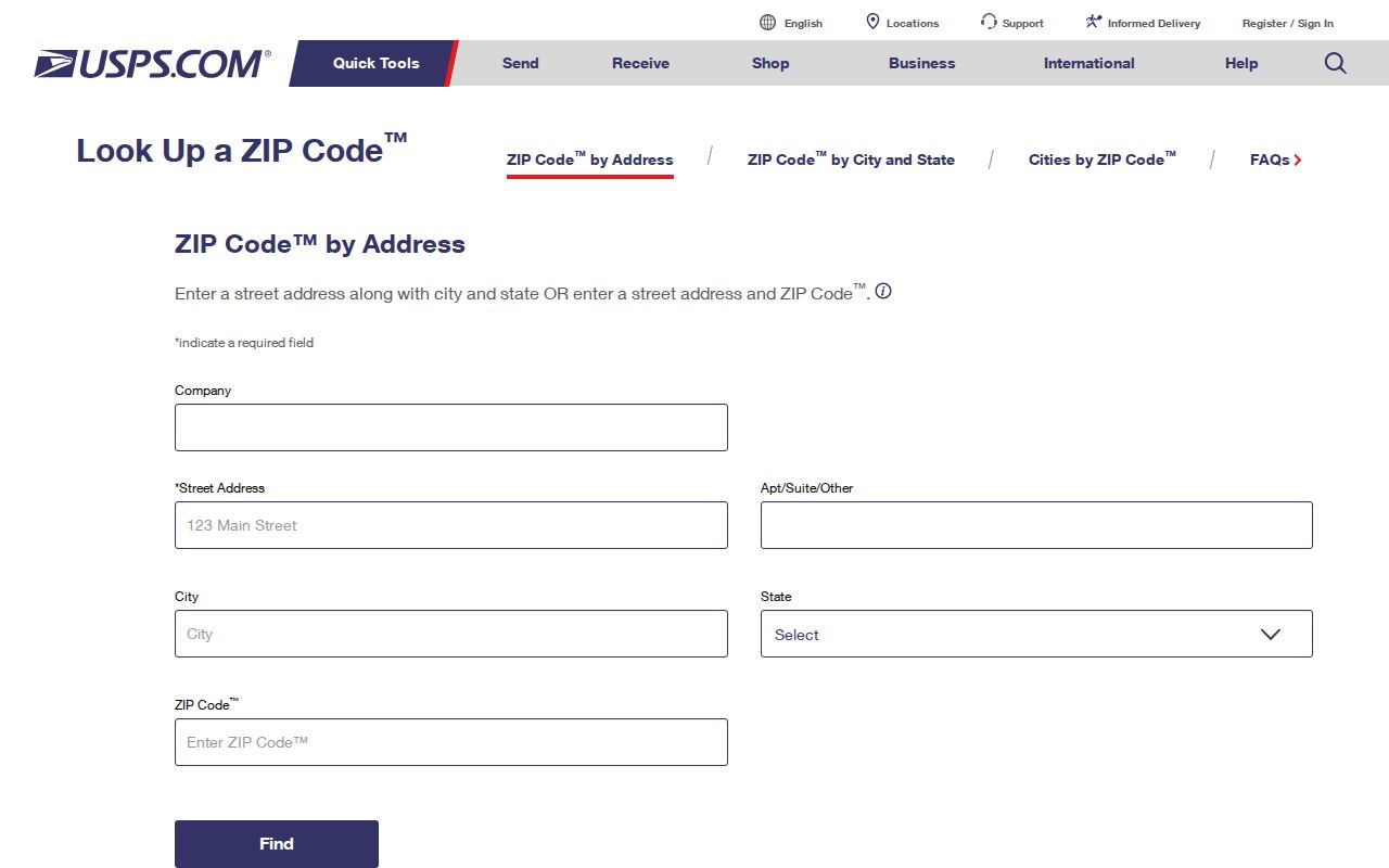 Chelsea ZIP code directory USPS address lookup