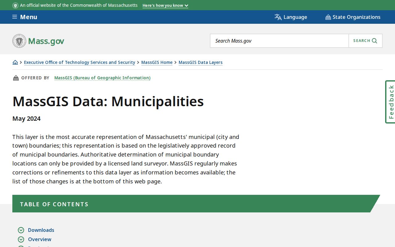Chelsea ZIP code directory MassGIS municipal boundary reference